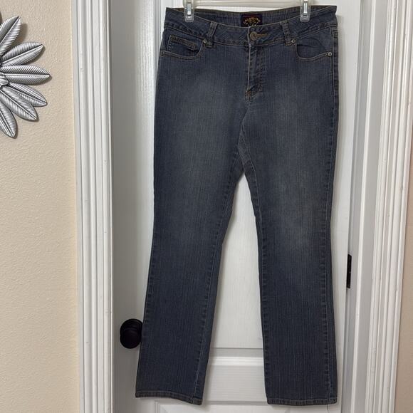 Calapi inc gray faded denium straight jeans size 11 - Picture 1 of 6